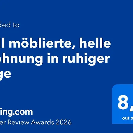 Appartement Voll Moeblierte, Helle In Ruhiger Lage Stadtallendorf